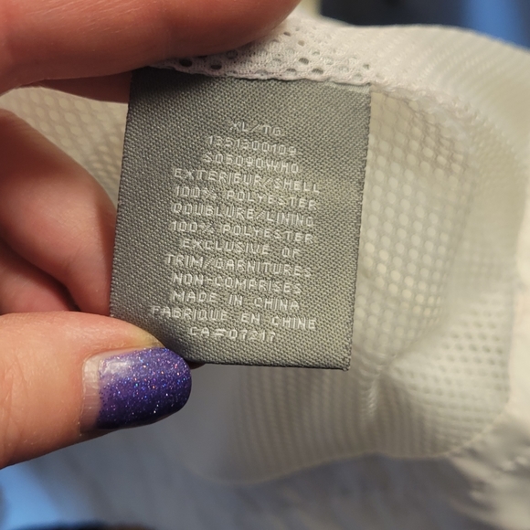 Windbreaker Jacket - White - XL - Picture 6 of 6